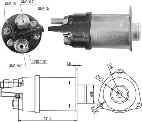 MAGNETI MARELLI Ievilcējrelejs, Starteris 940113050426